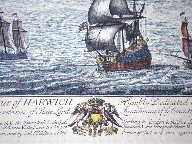 "A Prospect of Harwich" by John Kip, 18th century — image 2
